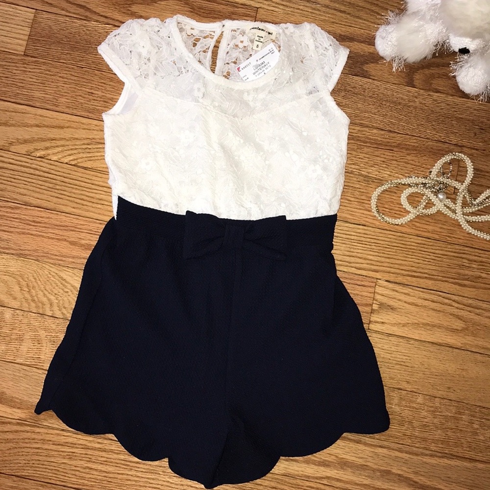 NWT MONTEAU GIRL Romper